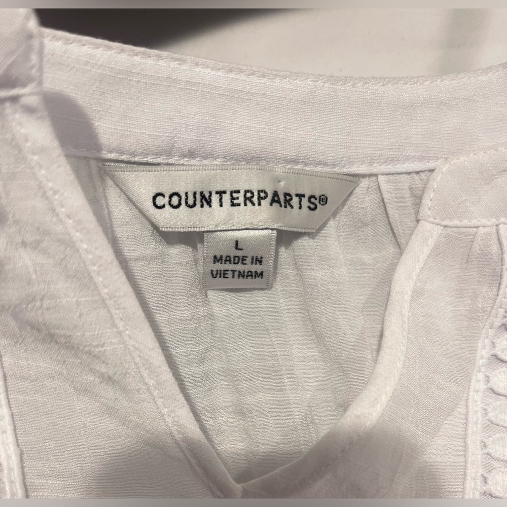 Counterparts Boho Long Sleeve White Blouse - Picture 7 of 9
